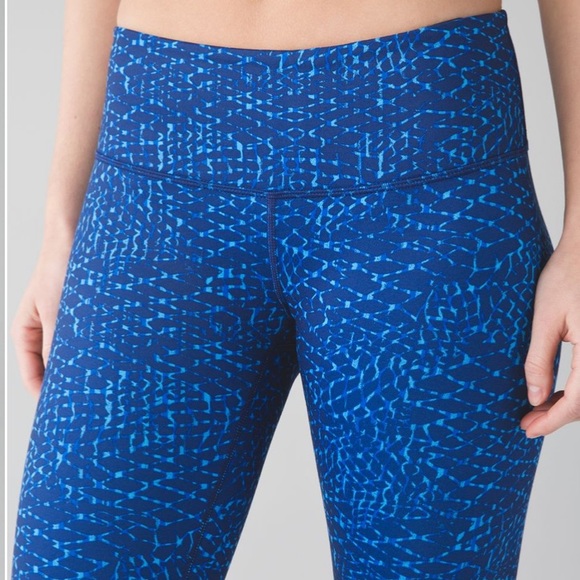 Lululemon Wunder Under Leggings Kayak Blue - Picture 6 of 12